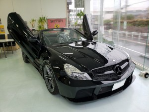 ベンツSL65ブラックシリーズｖｅｒ.ＡＭＧ.ＳＬ５５